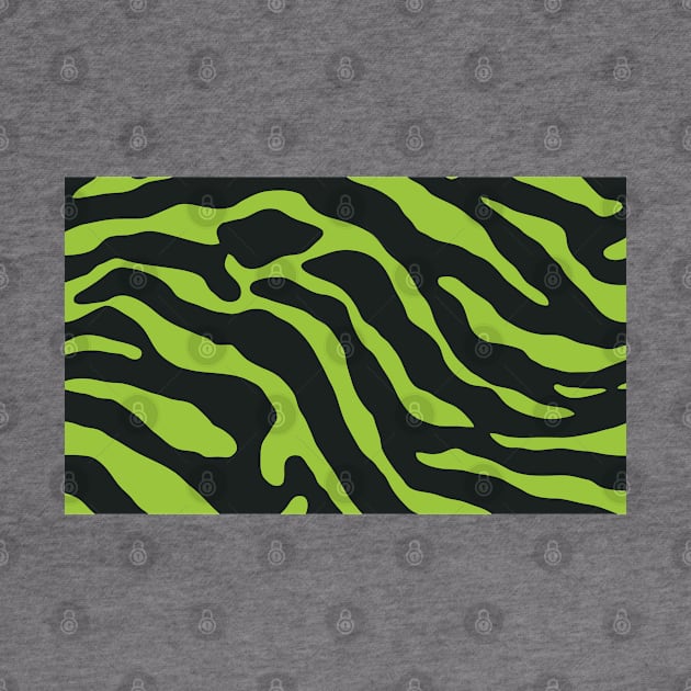 Tiger Skin Pattern Face Mask Android Green by MAGE